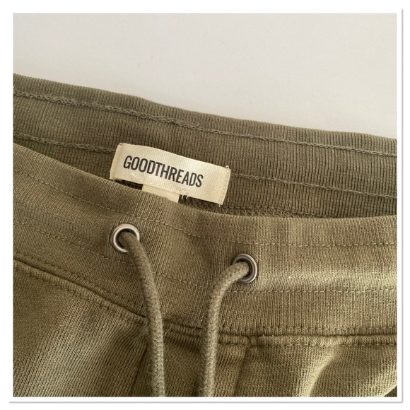 Goodthreads Men’s Fleece Jogger Pants Olive NWT - Picture 3 of 4